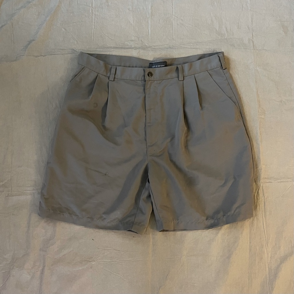 Shorts, Mens, Croft and Barrow, Tan, Size 38